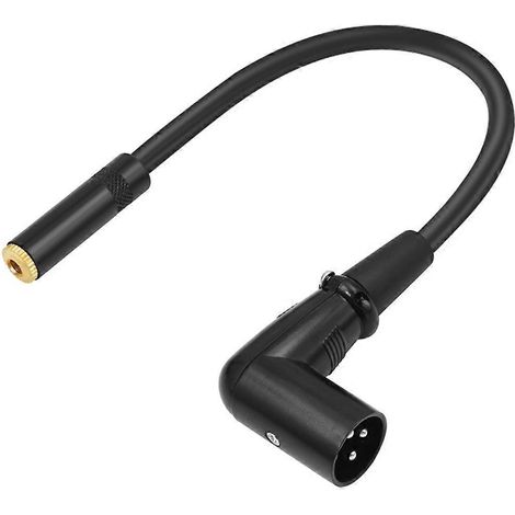 rechtwinkliges XLR-Kabel (3,5 mm auf 3,5 mm Klinke), symmetrisch, Stereo, weiblich A (1/5)