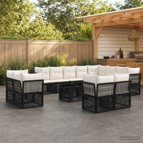 Set Divano da Giardino 13 pcs polyrattan vidaXL (1/5)