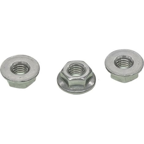 Écrous de blocage, plats à embase hexagonale en acier inoxydable (1/5)