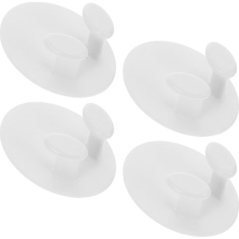 Lot de 4 supports ovales pour prises en matériau synthétique (1/5)