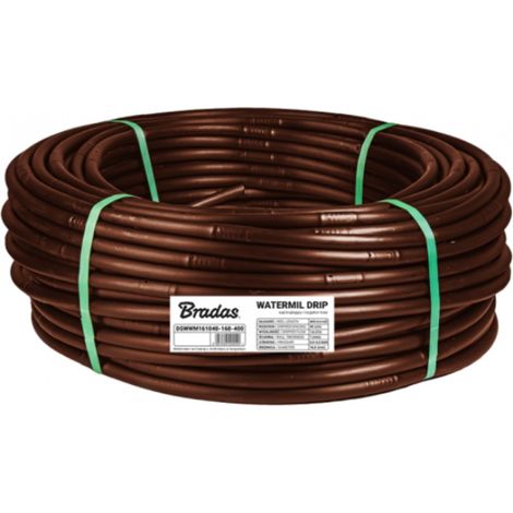 Tuyau d'irrigation goutte à goutte 16 mm 100 m, marron Bradas 5526 (1/3)