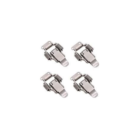 Componenti di chiusura a morsetto in acciaio inossidabile, chiusura a leva per scatola, utensile manuale a sgancio rapido, chiusura per porta in metallo resistente per scatola, cassetto, armadio (1/5)