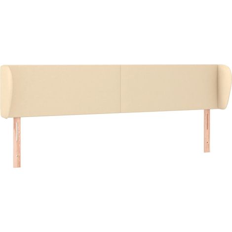 Maison Exclusive - Testiera ad Orecchio Crema 183x23x78/88 cm in Tessuto (1/5)