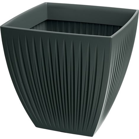 Pot de Fleur Latia Carré MIDL Ø30x30 Anthracite (1/3)