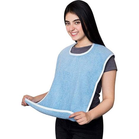Toallas y baberos para adultos - Delantal - Baberos de felpa para adultos para comer - Protectores de ropa (1/5)