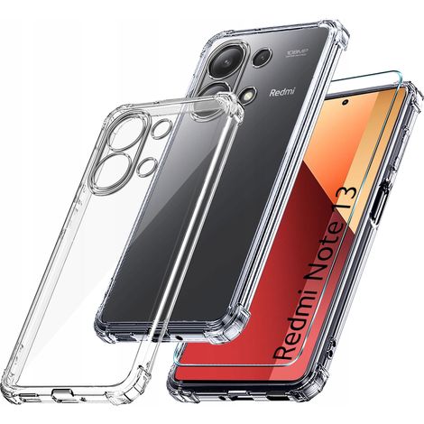 Funda para XIAOMI REDMI NOTE 13 4G ANTICHOQUES ISLAND HOUSING FUNDA TRANSPARENTE + CRISTAL (1/5)