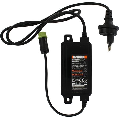 Transformateur D'alimentation De Station De Charge (100-240v,20v,90w) Pour Robots Tondeuses Worx, Modèles Wr143e, Wr153e, Wr155e