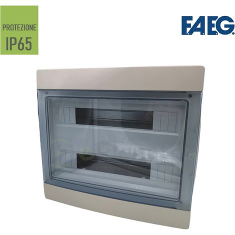 Quadro elettrico centralina stagna 24 36 moduli DIN IP65 box superfice esterno a parete impermeabile scatola per interruttori (1/5)