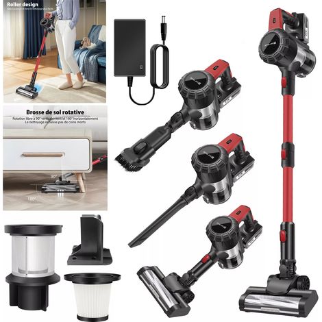 Aspirateur de puissance sans fil Hoover droit léger portable sans sac 6000W (1/4)