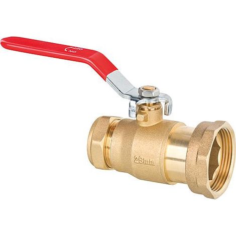 Vanne sphérique RP 11/2" x 28mm BG pour Termovar LVE laiton