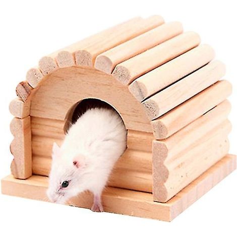 Nouvelle maison pour hamster en bois (1 pièce)