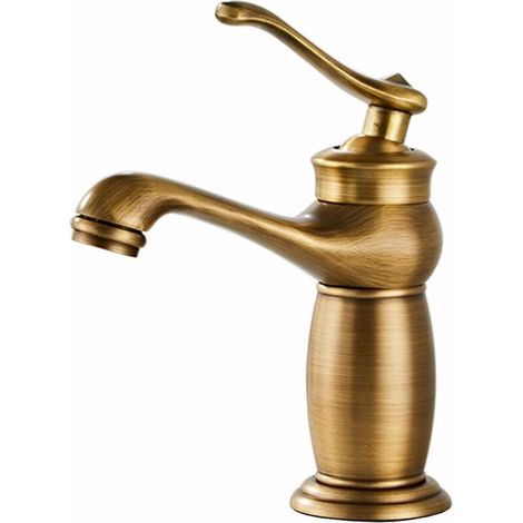 Robinets pour lavabos de salle de bain, Robinets de salle de bain vintage (court) (1/5)