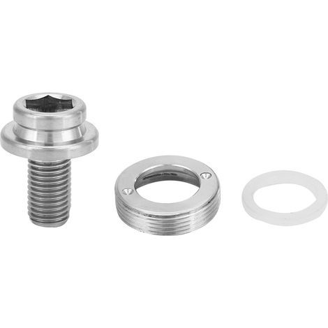 Mountainbike-Tretlagerachsenschraubensatz, M8 x 15 mm, Kurbelschraube, Tretlager (Titan) (1/5)
