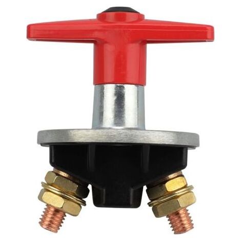 Interrupteur Coupure Isolateur Batterie Coupe Circuit,12V-60V 300A Batterie à clé Fixe Universelle de Voiture Déconnecter l'isolateur de Puissance Automobile Urgence Interrupteur pour Voiture, (1/5)