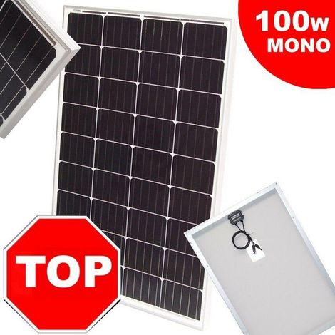 Solarpanel Solarmodul 55419 MONOkristallin 100W Solarzelle 12V Solar Mono (1/5)