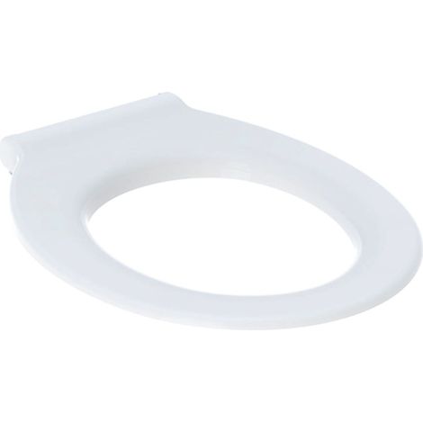 Lunette d’ab Geberit adaptée PMR charnière renforcée fix par le dessous Blanc - GEBERIT 503.122.00.1 (1/2)