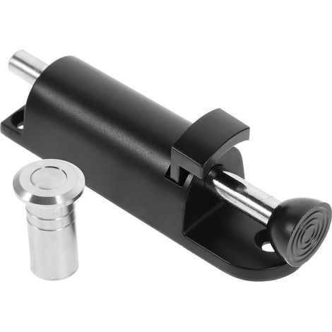 Loquet à Ressort Alliage de Zinc pour Porte et Fenêtre Verrou de Sécurité Robuste avec Mécanisme à Ressort Résilient Serrure Anti-effraction pour Portails et Baies Vitrées Petite (1/5)
