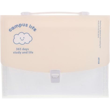 Organiseur de fichiers extensible, porte-documents portatif accordéon-32.5X24.5CM-Green (1/2)