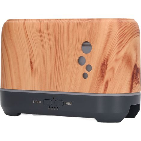Humidificateur ultrasonique aromathérapie 200ml silencieux diffuseur huile essentielle avec lumière flamme pour maison 100-240V prise UE (1/5)