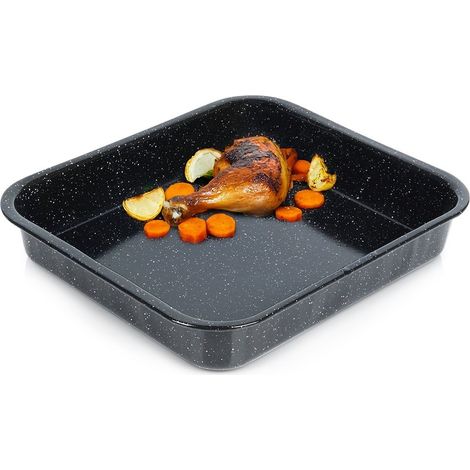 Teglia rettangolare smaltata da forno, 8 l, 41,5x36,5x7 cm (1/5)