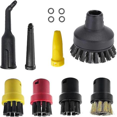 12 Zubehörteile für Dampfreiniger mit Bürste (Farbfoto) (1/5)