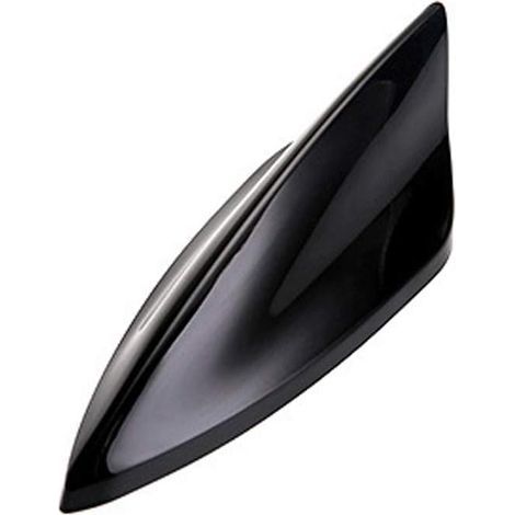 Antenna per auto, antenna a pinna di squalo per auto, antenna universale a pinna di squalo per tetto con base adesiva impermeabile, nera (1/5)