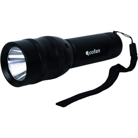 Linterna Aluminio LED 3 Funciones 3.7 x 15cm regulable, bajo consumo (1/2)
