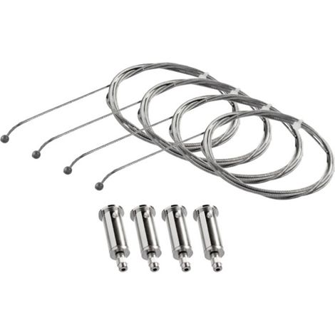 Kit Fissaggio A Sospensione Per Pannelli Led ( Marino Cristal Cod. 11622/2 )