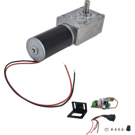 Moteur à engrenages turbo à vis sans fin 12 V CC, accessoires pour machines, arbre de 8 mm, 5840-31ZY12V200 tr/min