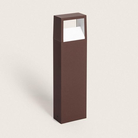 LED-Wegeleuchte 9W Oberfläche Fuß 50cm Aluminium Sheffield Rost