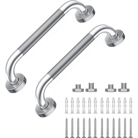30cm Anti-Slip Stainless Steel Wall-Mounted Grab Bar for Bathroom - Safety Balance Bar for Bathroom (1/5)