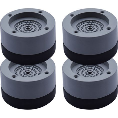 Patins Anti-Vibrations Pour Machine À Laver - 4 Pièces En Caoutchouc Non Glissant - Pour Machines À Laver Sèche-Linge Réfrigérateurs - Lot De 4 (1/5)