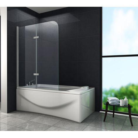 Duschtrennwand BREASE 100 x 140 (Badewanne) (1/5)