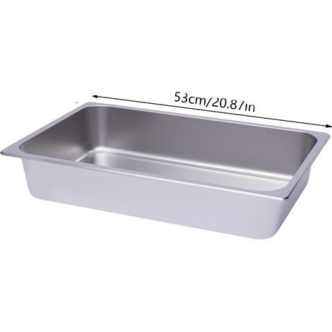 Cestas vaporeras de gran capacidad, fabricadas en acero inoxidable duradero, color plata. (1/2)