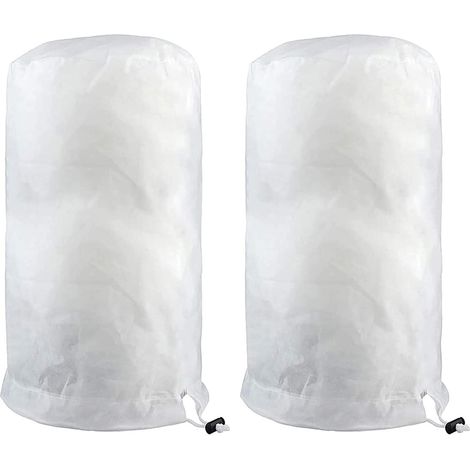 2 Stück Frostschutz für Pflanzen Schutzhaube 140×200cm Weiß, Winterschutz für Pflanzen Frostschutz, Pflanzenschutz Winter, Frostschutz Pflanzen Winter, Gartenvlies Olivenbaum Jutesack Reißverschluss (1/5)