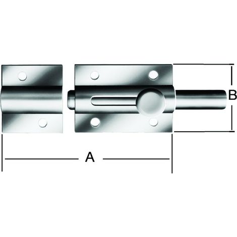 VORMANN BolzenKnopfriegel 120X36mm mit Schlaufe, gerade Stahl, verzinkt (1/2)