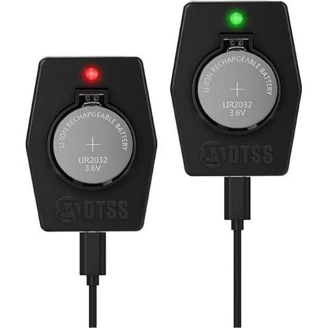 Mini Chargeur de Piles Bouton Portable LIR2032 LIR2025 LIR2016 Chargeur de Piles Li-Ion 3,6 V de Type C Noir,1 x Chargeur (1/5)