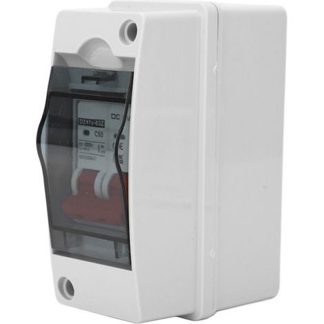 Disjoncteur Dc - 2P 50 A - Ip65 Etanche - Pour Systeme Solaire Photovoltaique Et Camping-car - 1 Unite (1/5)