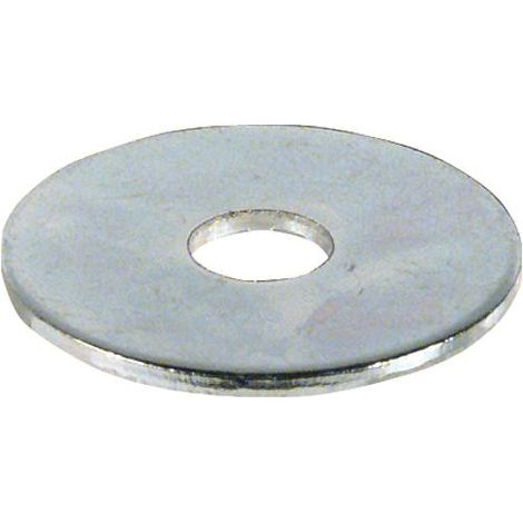 Rondelle zinguée Dim 6,4 x 20 x 1,25 mm Emballage 100 pcs