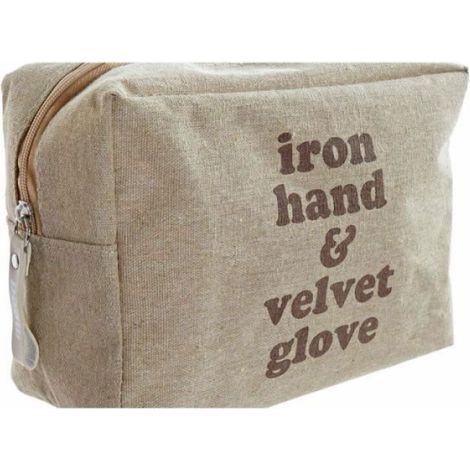 Trousse De Toilette - Toile Polyester 20 x 8 x 14 cm - Style Shabby Chic - Lot De 3 (1/2)