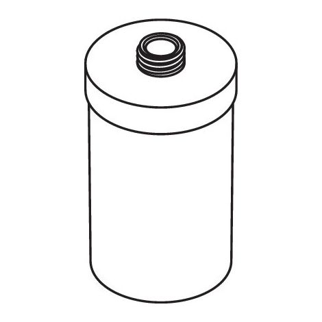 HEWI 800.06.E02 33 Récipient pour distributeur de savon, plastique