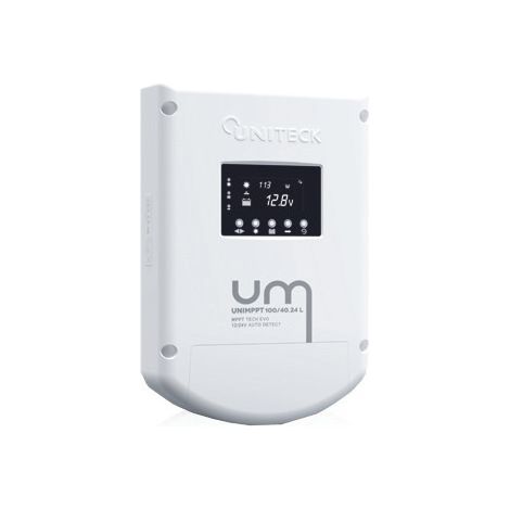 Régulateur De Charge Solaire Mppt - 12/24v - 40a - Lcd - Unimppt 100/40.24l - Uniteck