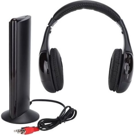 Casque d\'écoute - SALALIS - Casque Sans Fil 5 en 1 - Radio FM - HiFi - Basses Profondes-Ywey (1/5)