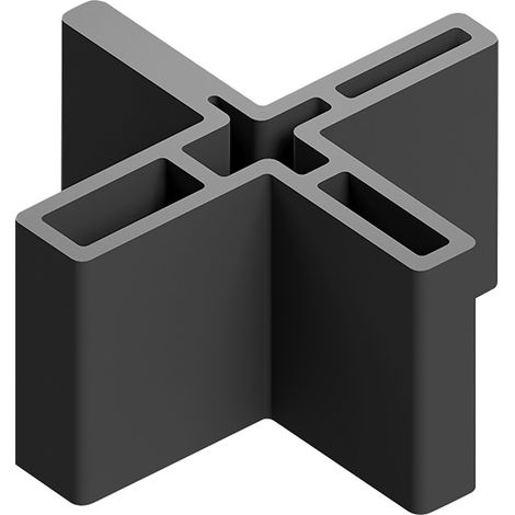 HSI Terra Mount Abstandhalter für Fugen 4,5 - 6,8 mm Polypropylen schwarz - 5 Stück (1/2)