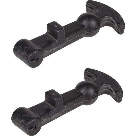 Set di 2 corde elastiche in gomma, 120 mm – Sistema di fissaggio per cofani, biciclette, rimorchi – Per uso in piscina e in giardino (1/2)
