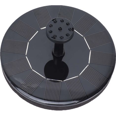 Kit de pompe solaire pour fontaine flottante, fontaine de jardin, terrasse, bassin, décoration paysagère, 6 V CC, 13 x 13 cm (1/5)