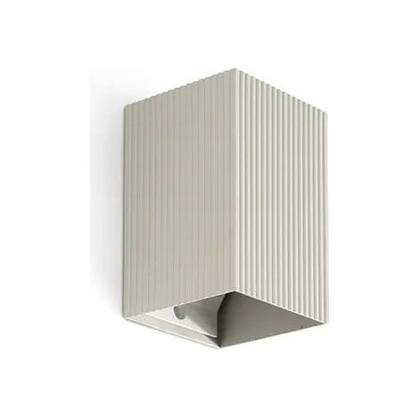 Faro Lune Square Fluted Lampada da parete a filo grigio 1x GU10 (1/3)