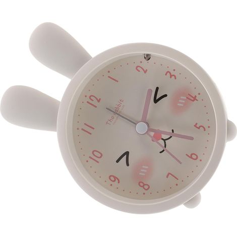 Healeved Réveil-Matin en Silicone Blanc Silencieux pour Chambre (1/5)
