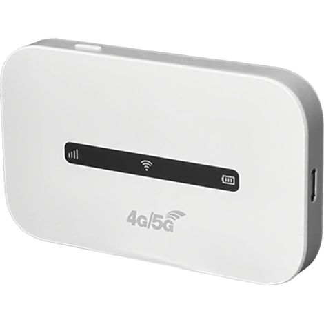 Routeur WiFi Mobile, Point d'accès Haut débit, 9,8 x 5,8 x 1,8 cm, Appareil Internet avec Fente pour Carte, Design de Voyage, Fournitures d'étude avec Installation Facile, Outils de Travail pour Le (1/5)