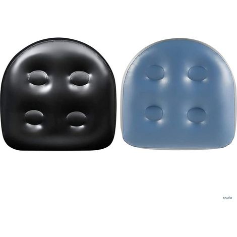 Coussin de siège rehausseur pour Spa et jacuzzi, avec ventouse gonflable, coussin de Massage antidérapant à l&39arrière,Blue (1/5)